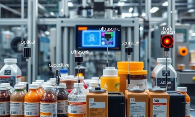 Rodzaje czujników etykiet: optyczne, ultradźwiękowe, pojemnościowe i widełkowe