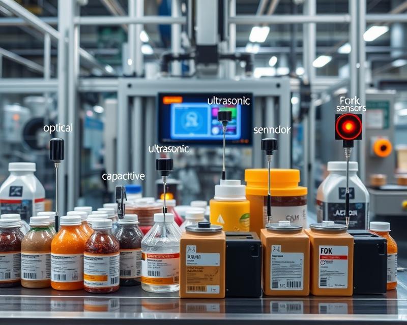 Rodzaje czujników etykiet: optyczne, ultradźwiękowe, pojemnościowe i widełkowe