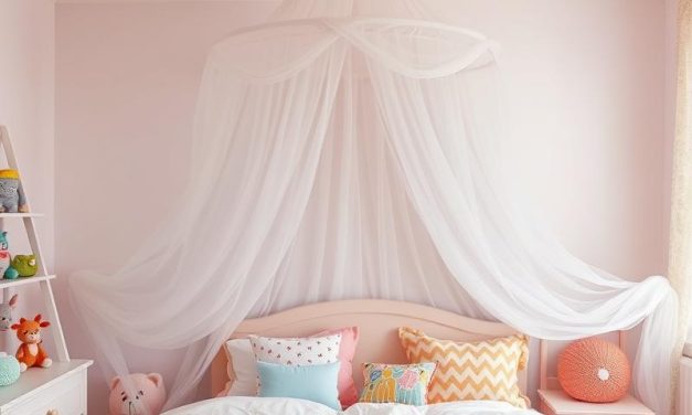 Jak samodzielnie wykonać i zamontować baldachim nad łóżko dla dzieci