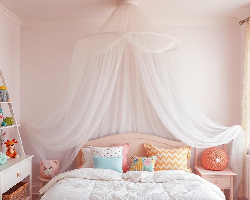 Jak samodzielnie wykonać i zamontować baldachim nad łóżko dla dzieci