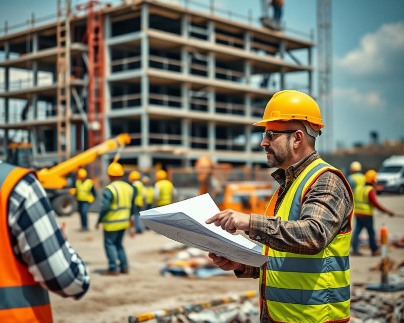 Obowiązki kierownika budowy: organizacja, nadzór i bezpieczeństwo na placu