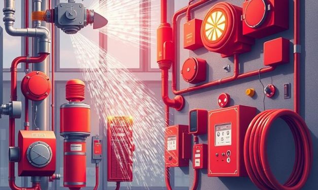 Stałe urządzenia gaśnicze w bezpieczeństwie pożarowym: rodzaje, normy i konserwacja