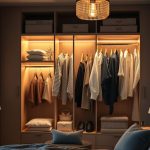 Oświetlenie do garderoby w sypialni: jak łączyć funkcjonalność z komfortem i estetyką przestrzeni