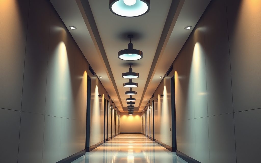Oświetlenie w korytarzu: ile punktów wybrać dla równomiernego i funkcjonalnego światła