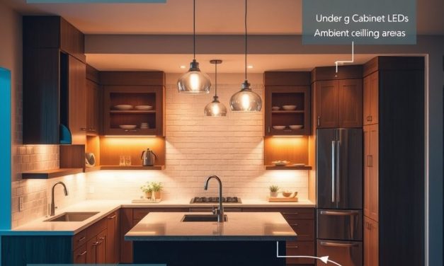 Sceny świetlne w kuchni: jak zaplanować oświetlenie dla funkcji i atmosfery