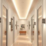 Oświetlenie wąskiego przedpokoju: jak łączyć funkcjonalność z optycznym powiększeniem przestrzeni