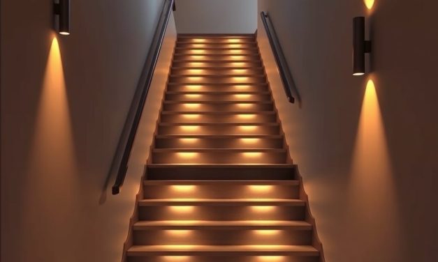 Oświetlenie schodów w domu: jak połączyć bezpieczeństwo, wygodę i estetykę w praktyce