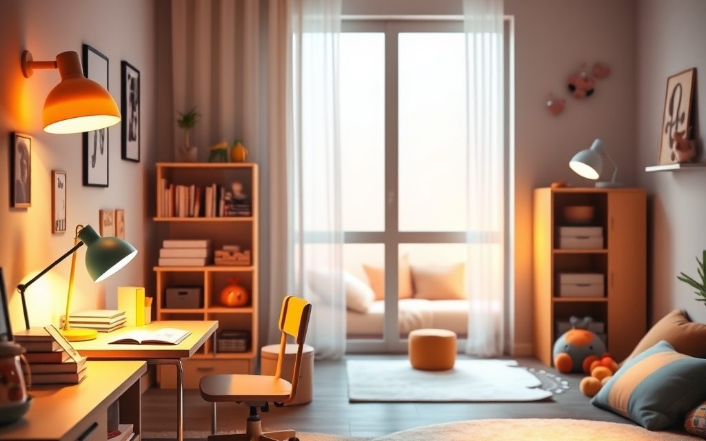Barwa światła w pokoju dziecka: jak dobrać oświetlenie wspierające sen, naukę i zabawę