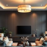 Lampy sufitowe do salonu: jak wybrać styl, rozmiar i barwę światła dla komfortu i designu