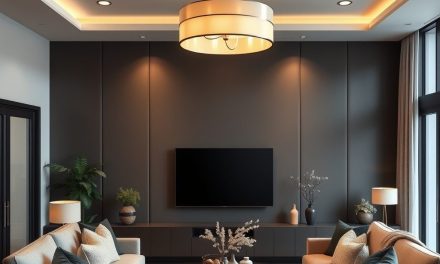 Lampy sufitowe do salonu: jak wybrać styl, rozmiar i barwę światła dla komfortu i designu