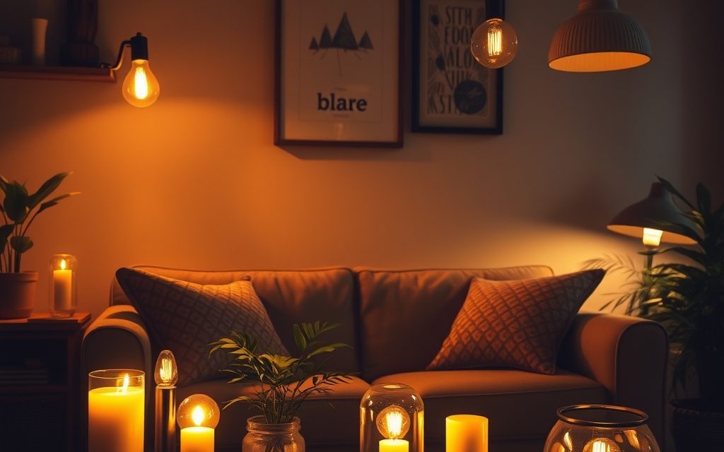 Oświetlenie nastrojowe bez LEDów: jak stworzyć ciepłą atmosferę salonu tradycyjnymi źródłami światła