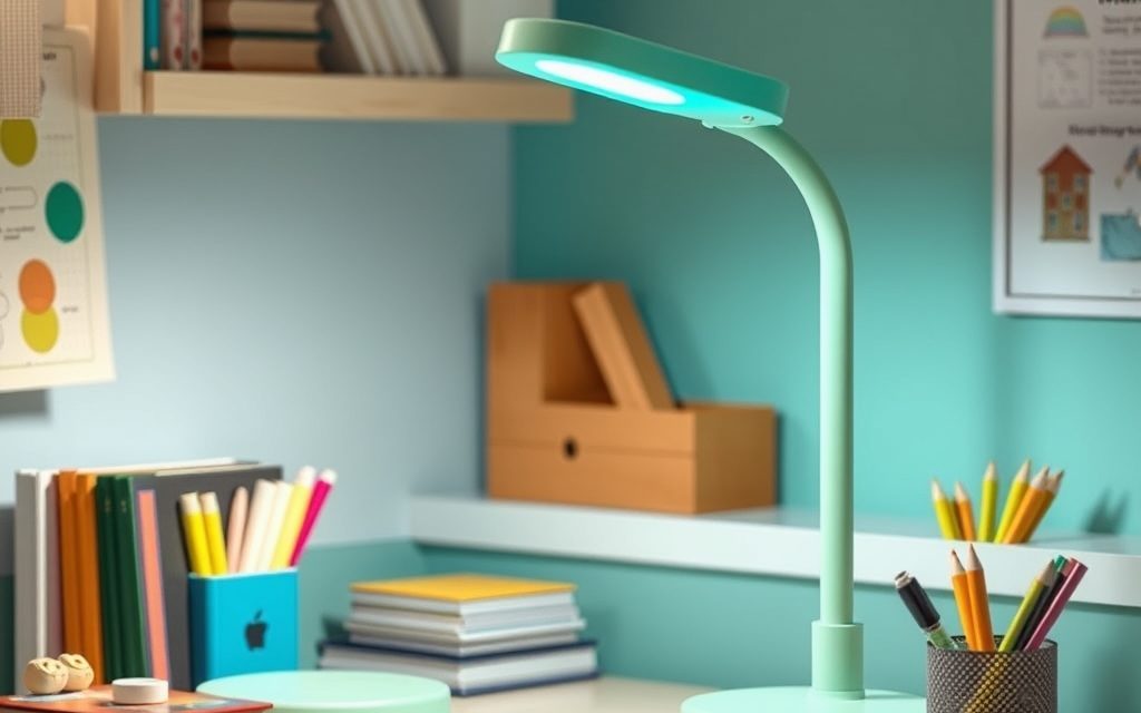 Lampka na biurko dla dziecka: jak wybrać bezpieczne i ergonomiczne oświetlenie sprzyjające nauce