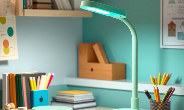 Lampka na biurko dla dziecka: jak wybrać bezpieczne i ergonomiczne oświetlenie sprzyjające nauce