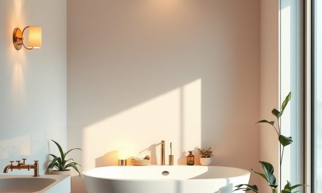 Oświetlenie łazienki nastrojowe: jak stworzyć relaksującą atmosferę z bezpiecznym i funkcjonalnym światłem