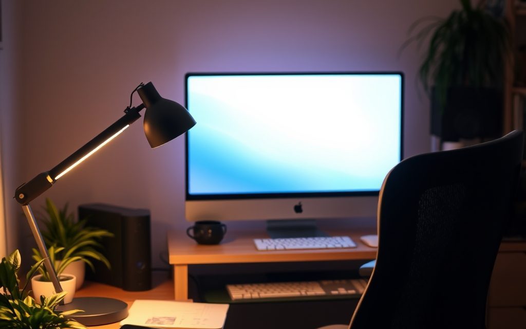 Oświetlenie do pracy przy komputerze: jak wybrać i ustawić światło dla komfortu i zdrowia oczu