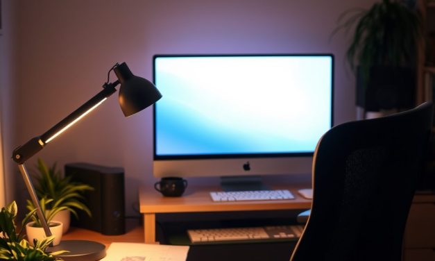 Oświetlenie do pracy przy komputerze: jak wybrać i ustawić światło dla komfortu i zdrowia oczu