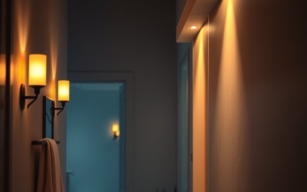 Oświetlenie nocne w mieszkaniu: jak zaplanować komfort i bezpieczeństwo w łazience oraz przedpokoju