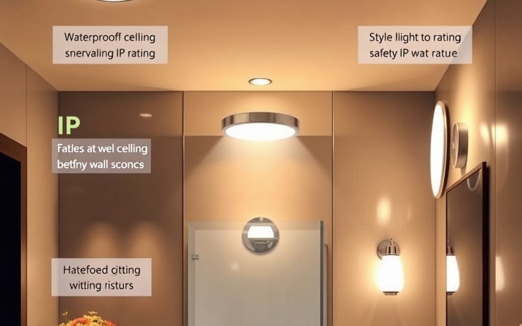 Jak wybrać oświetlenie do łazienki według klasy szczelności IP i stref wilgotności
