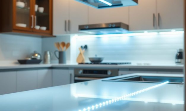 Oświetlenie blatu kuchennego: jak wybrać i zamontować funkcjonalne oraz estetyczne rozwiązania LED