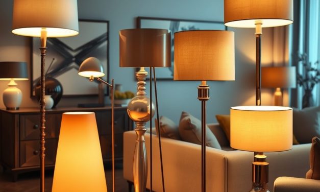 Lampy stojące do salonu: jak wybrać model łączący styl, funkcję i atmosferę wnętrza