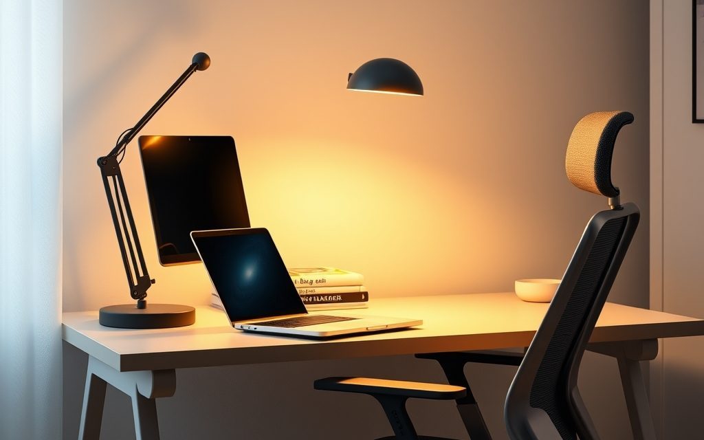 Światło do pracy przy biurku: jak wybrać i ustawić lampę, by chronić wzrok i zwiększyć komfort pracy